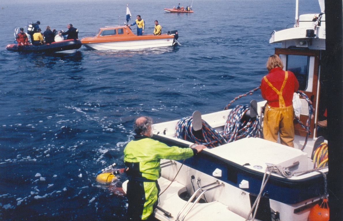 Boats over the Site of the Resurgam